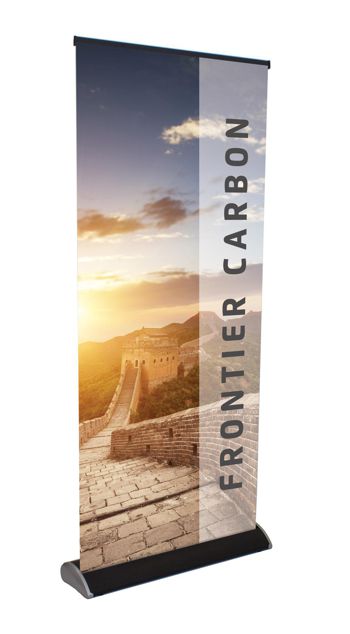 The frontier carbon roller banner from Innotech