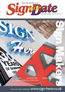 Front cover of Sign Update magazine, issue 193