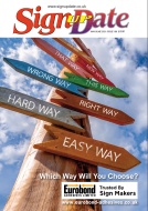 Front cover of Sign Update magazine, issue 196