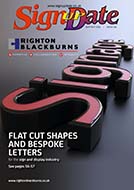 Front cover of Sign Update magazine, issue 204