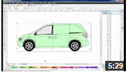video tutorial on vehicle wrapping in coral draw X6