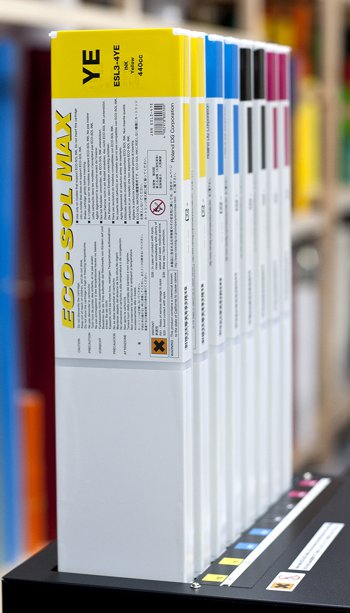 Roland Eco-Sol Max CMYKcartridges