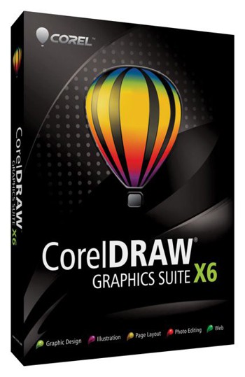 CorelDraw X6 Boxed software