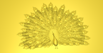 This peacock was designed in Delcam’s artistic CADCAM software package ArtCAM Pro.