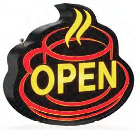 OpenSign - An eye catching steam effect from this OPEN SIGN 