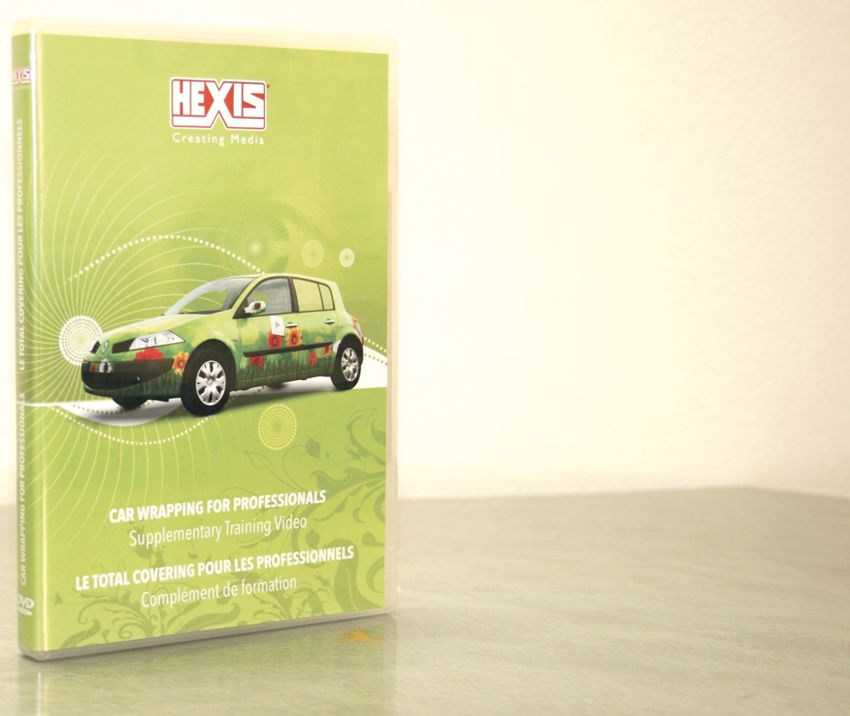 Cover of the Hexis vehicle wrapping DVD
