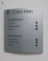 System 4 - wall mounted store directory.
