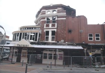 Yates Wine Lodge in Blackpool, after being damaged by fire.