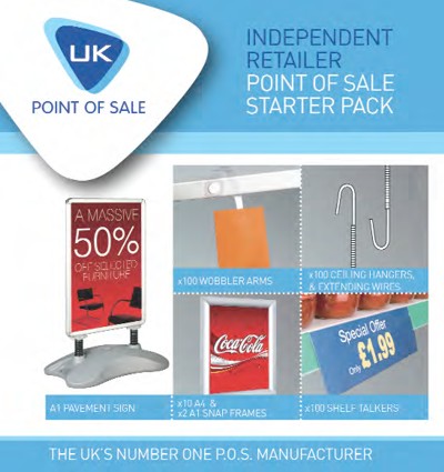 UK Point Of Sale launch Independent Point-Of-Sale starter pack advert