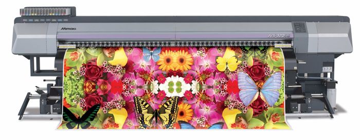 Mimaki’s new grand format direct to polyester printer – the JV5-320DS.