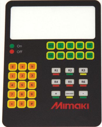 Example of output created with the Mimaki UJF-3042
