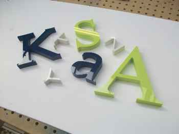 Acrylic 20mm letters