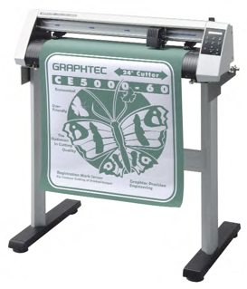 A Graphtec CE5000 vinyl cutter