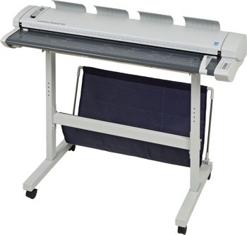 A model of the large format scanner