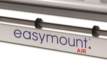 Close up of the machine showing the words Easymount air