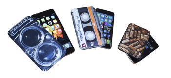 A selection of printed phone cases