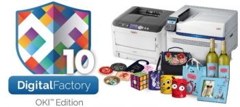 Digital Factory v10 OKI Edition with printers to the side