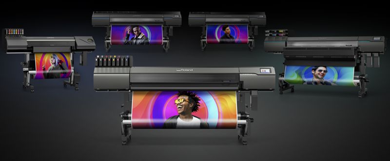 Range of the new Roland TrueVIS printers