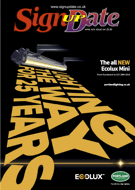 Front cover of Sign Update magazine, issue 184