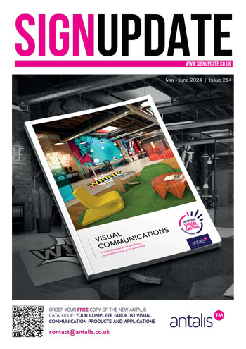 Thumbnail of Sign Update's front cover, issue 214