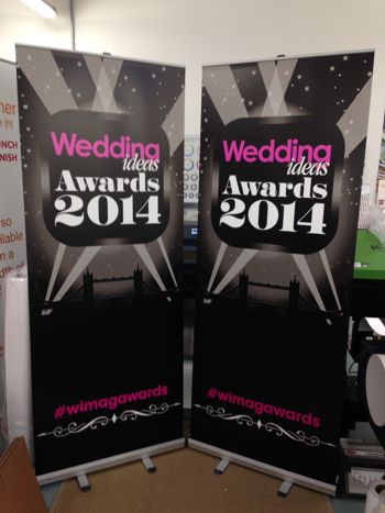 Promotional pop up roller banners