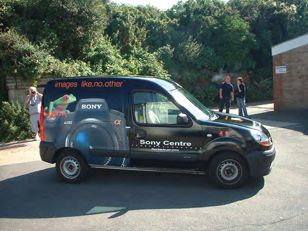Van for the Sony Centre.