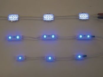 A chain of waterproof LEDs, available in chains up to a 100 from S.M.P.
