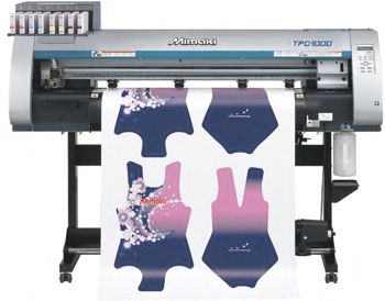 Mimaki TPC-1000 print and cut dye sublimation printer