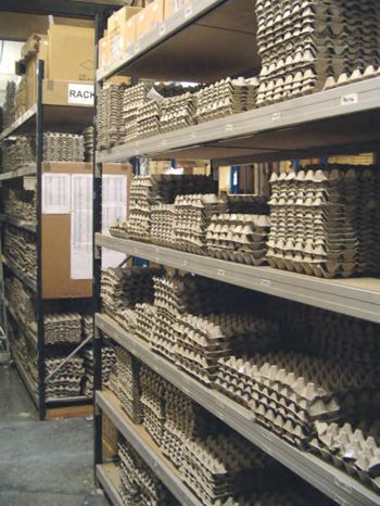 Cable and Rod components in Fairfield's warehouse.