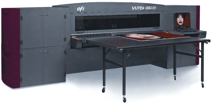 EFI Super Wide Vutek printer