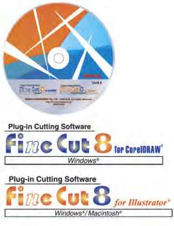Mimaki Finecut 8 Software Logos