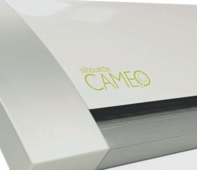 The Silhouette CAMEO multi-purpose desktop cutter.