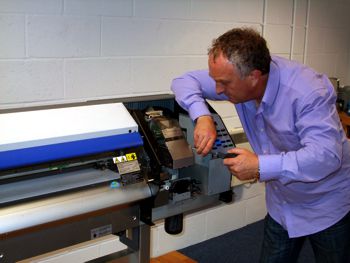 Printer undergoing comprehensive checks and having a thorough service prior to a warranty being issued.