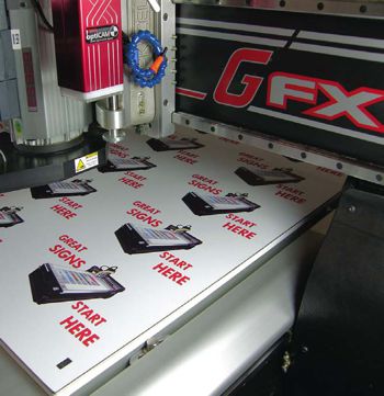 Tekcel GFX OptiCAM - part of their Cut to Print Registration system
