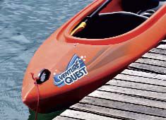 Metamark MDP-H vinyl on a Canoe
