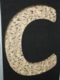 Camouflage built up letter created and wrapped by North East Signs.