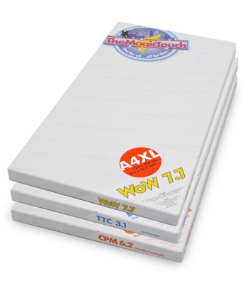 The Magic Touch transfer papers for garment printing.