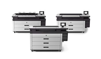 Three HP PageWide printers