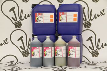A fwe bottles of inks