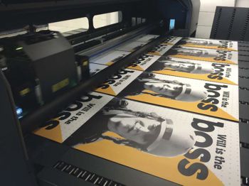 Wide format printer flatbed