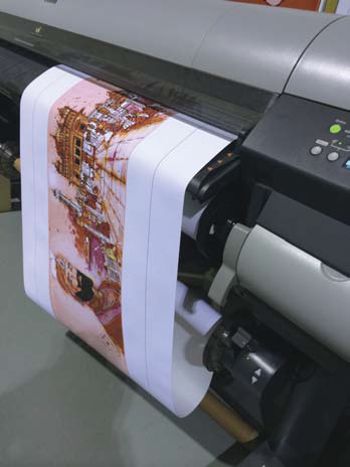 Wide format printer