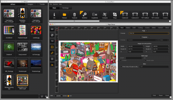 screenshot of design software
