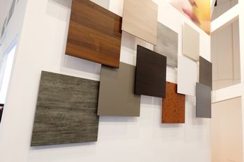 Examples of finishes in the APA range of interior design films