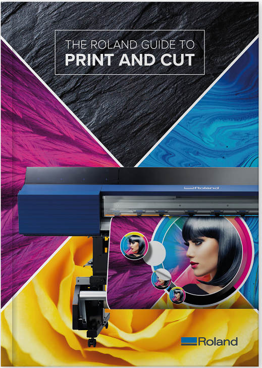 Front cover of Rolands print and cut guide