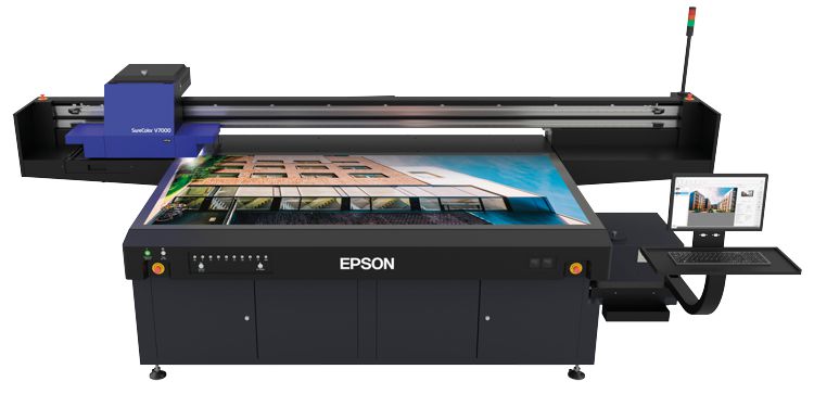 Epson SureColor SC-V7000 large format flatbed UV LED printer