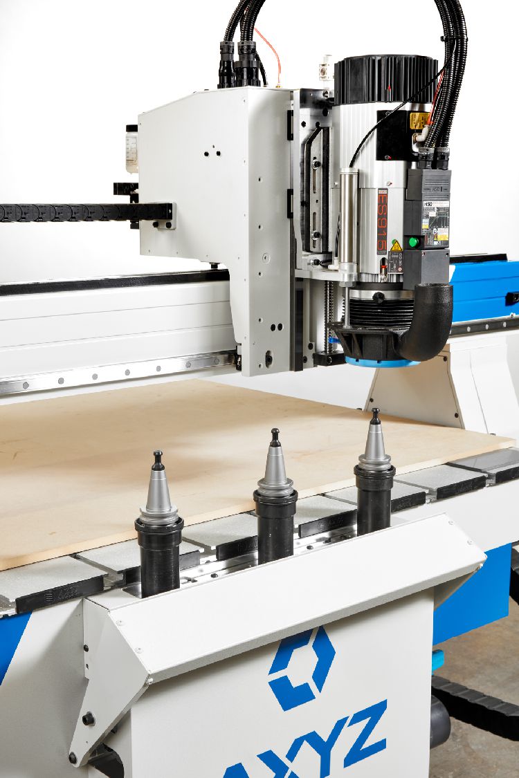 The AXYZ Innovator CNC Router close up