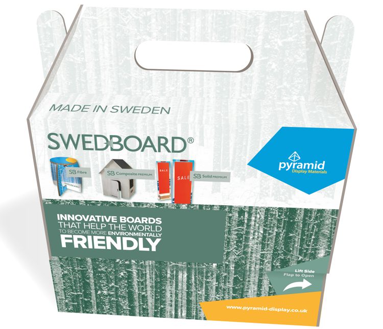 A sample box built out from SwedBoard