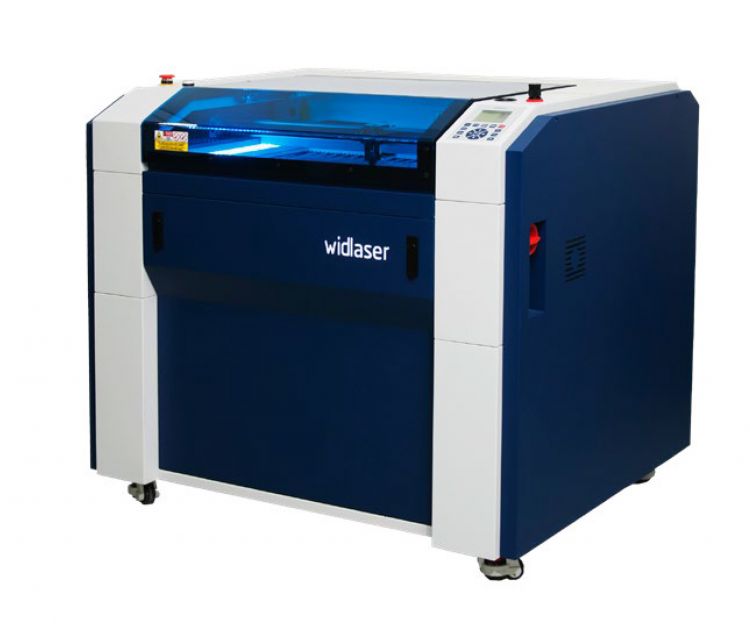 The WID C500 laser cutting/engraving machine.