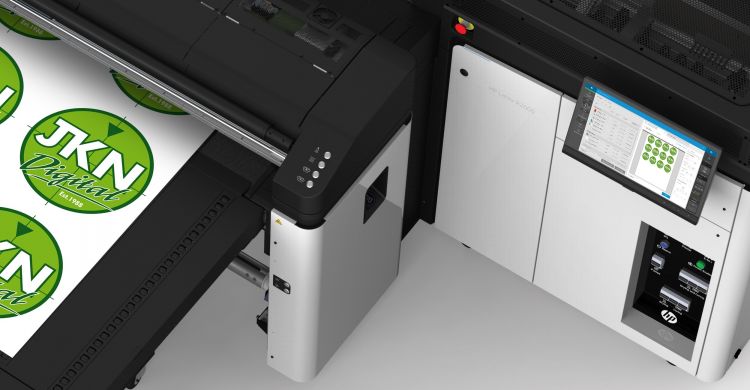 HP Latex R2000 Printer onsite at JKN Digital