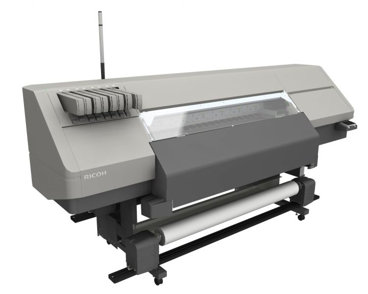 The Ricoh Pro L5100 extended gamut wide format Latex printer.